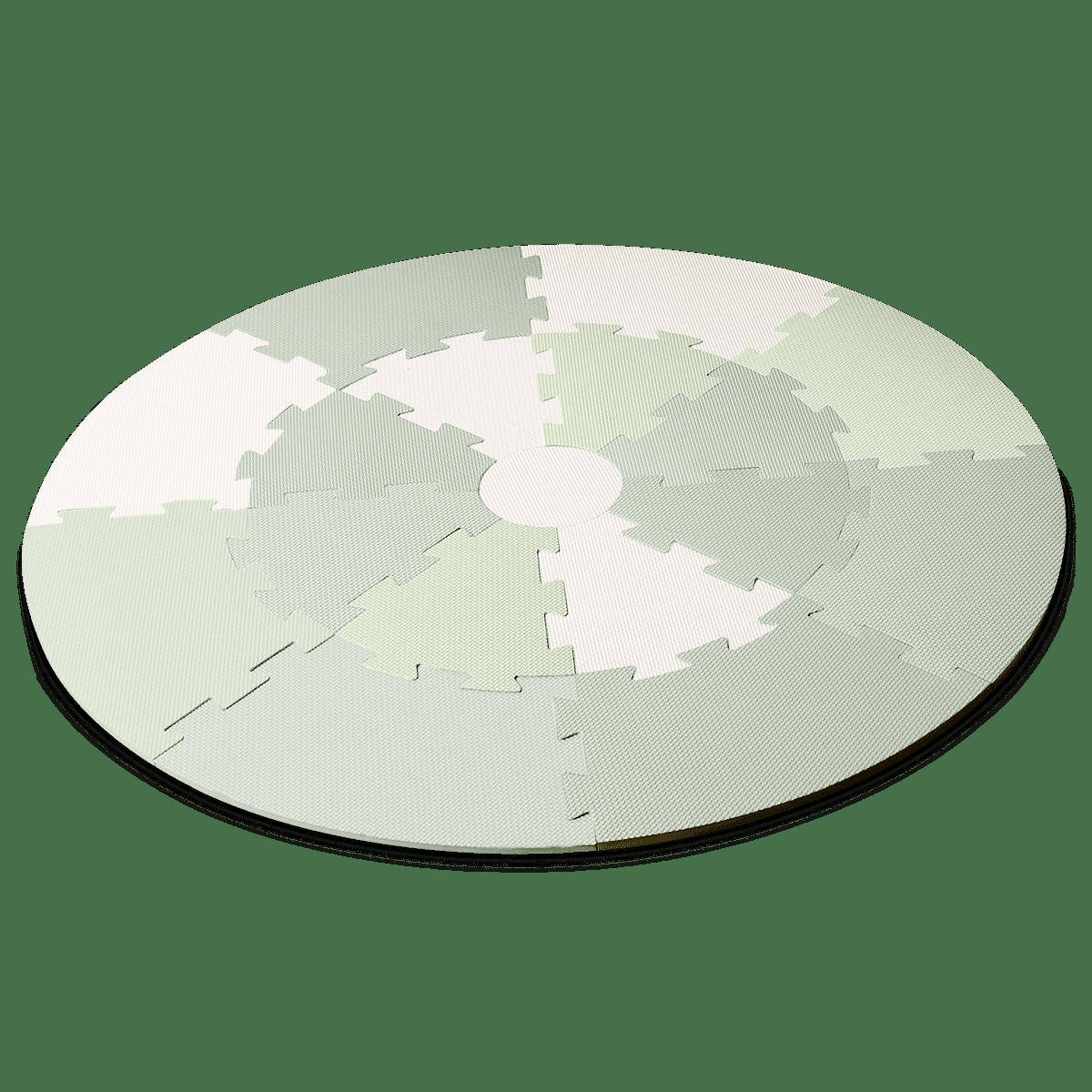 - Tapis mousse puzzle pour enfants vert 120x120