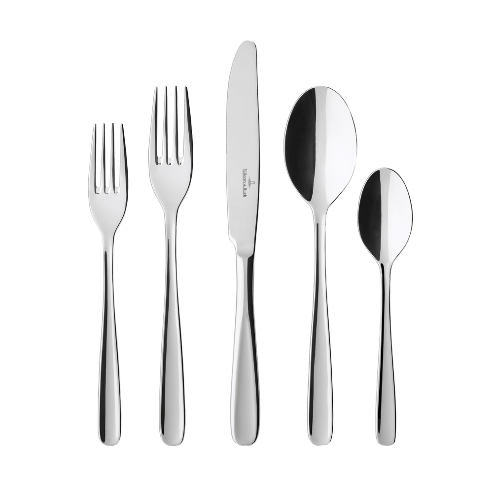 Liam 40-piece flatware set - stainless steel