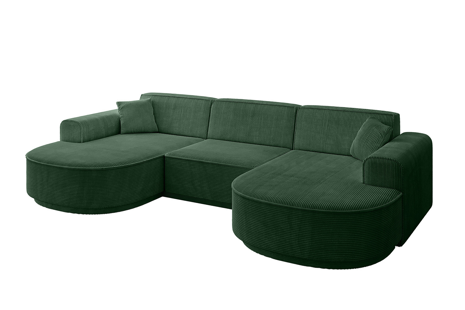 Narożnik uniwersalny bez funkcji spania MARI-U1-v3 303x171x83 cm Zielony