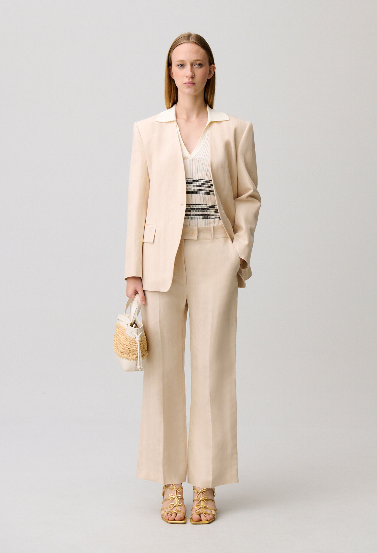 Pantalon fluide lin