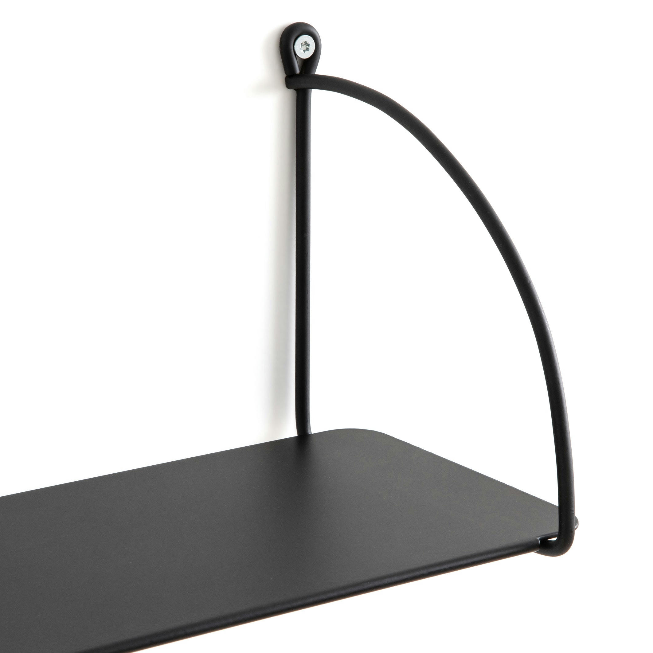 Etagère murale en métal acier L40 cm, Hiba
