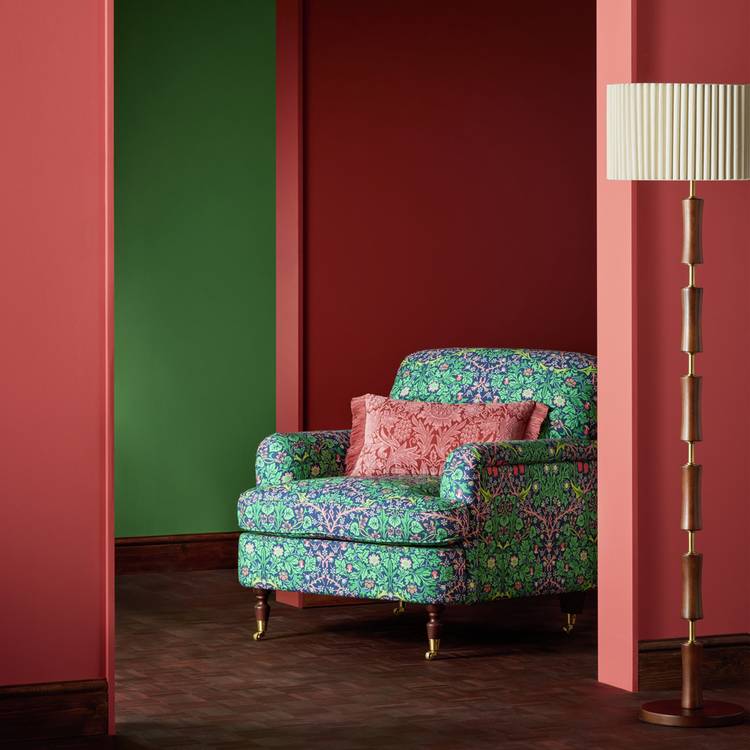 Habitat x Morris & Co. Merton Blackthorn Fabric Armchair