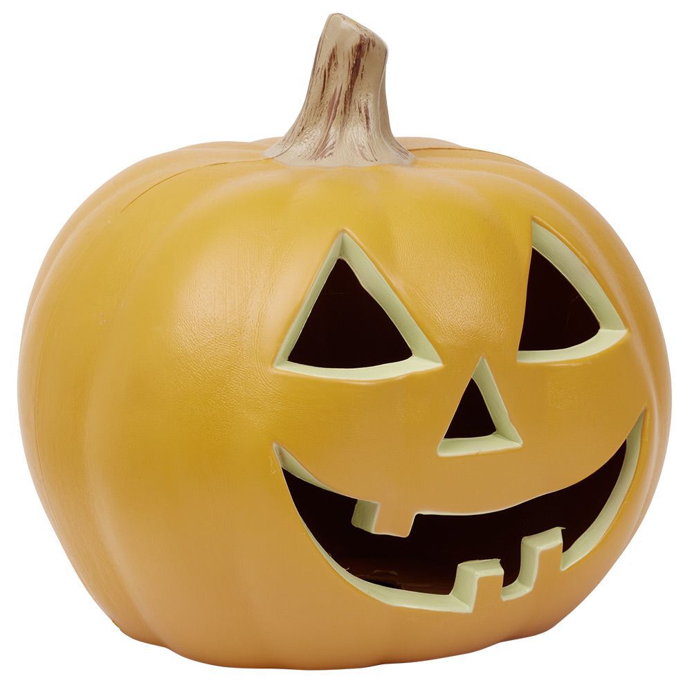 Citrouille XL souriante déco Halloween à poser