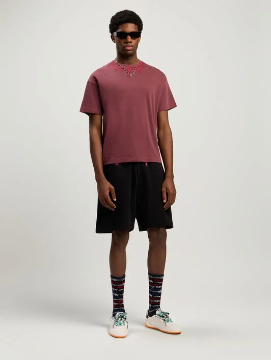 Sprayed Logo Sweatshorts