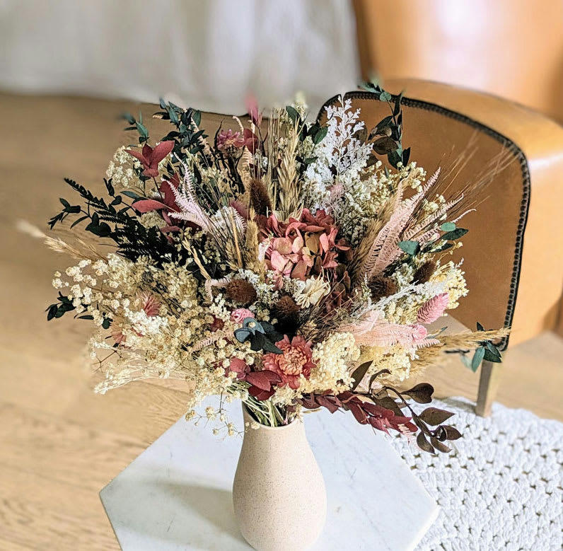 - Bouquet de fleurs séchées Manon Taille M