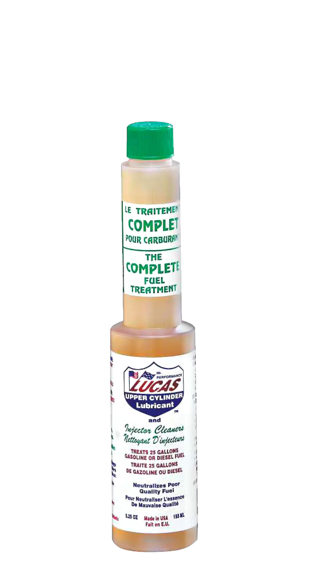 Lucas Oil Fuel Treatment with Upper Cylinder Lubricant & Injector Cleaner, 155-mL