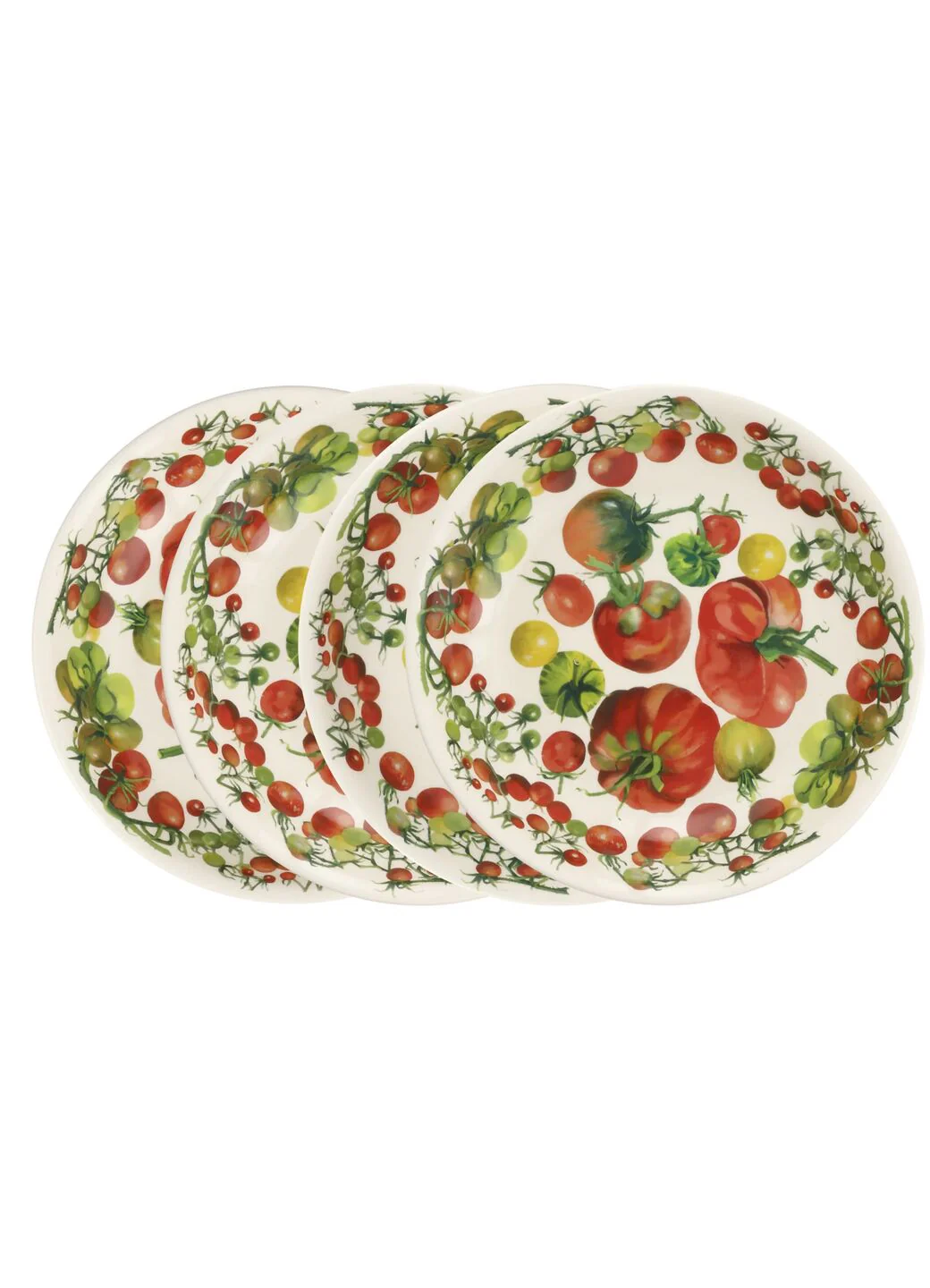 Vegetable Garden Tomatoes Medium Pasta Bowl - Set of 4