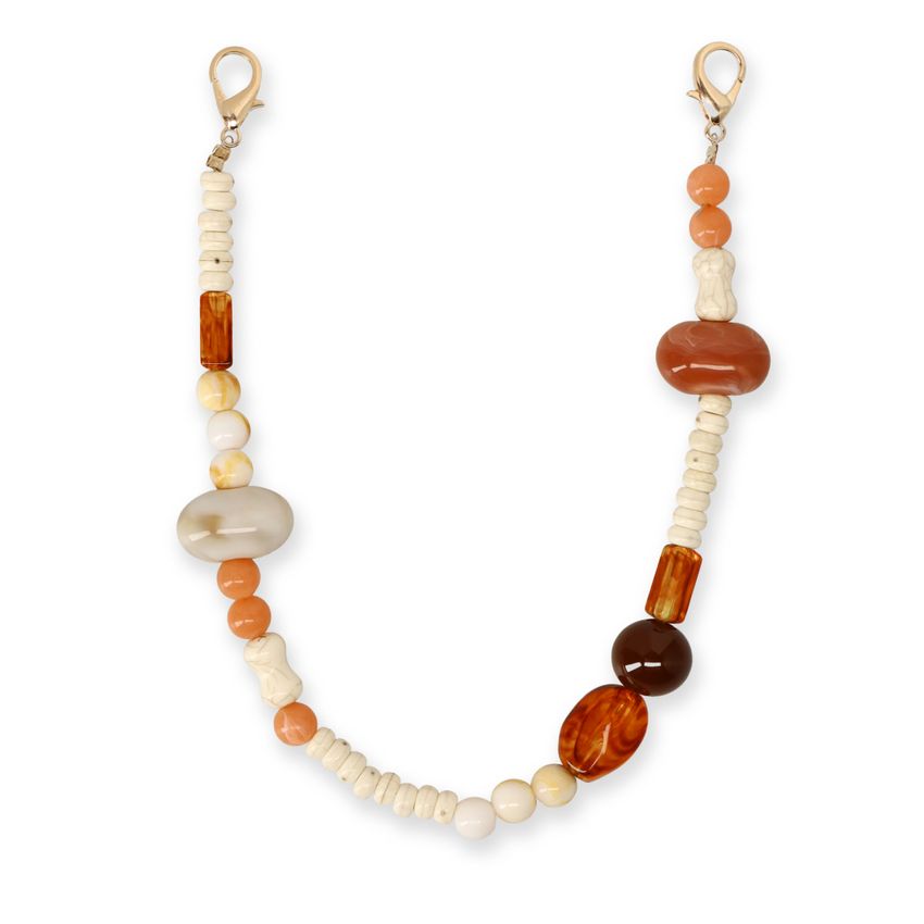 Manfield Multicolor bagcharm met kralen