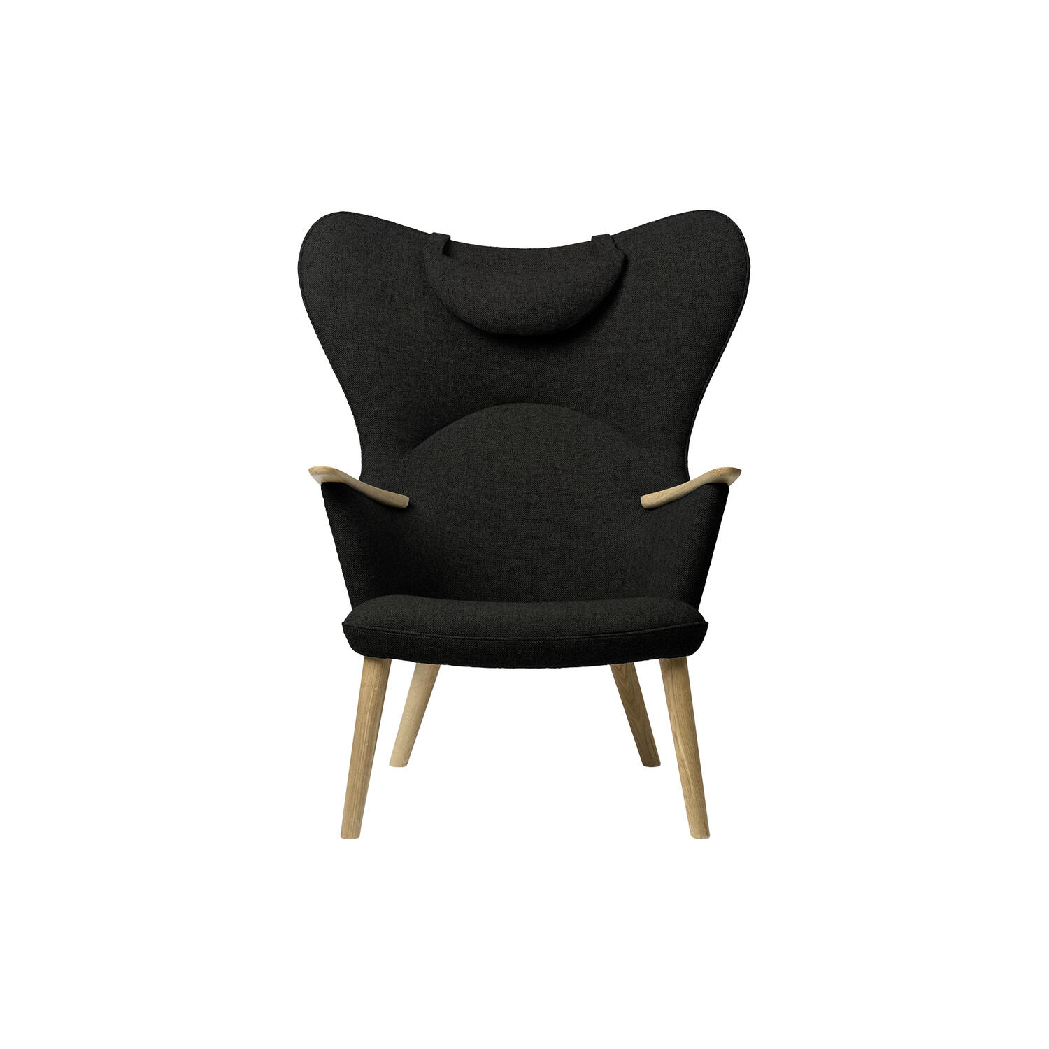 CH78 Mama Bear loungestol, dark green/olieret eg