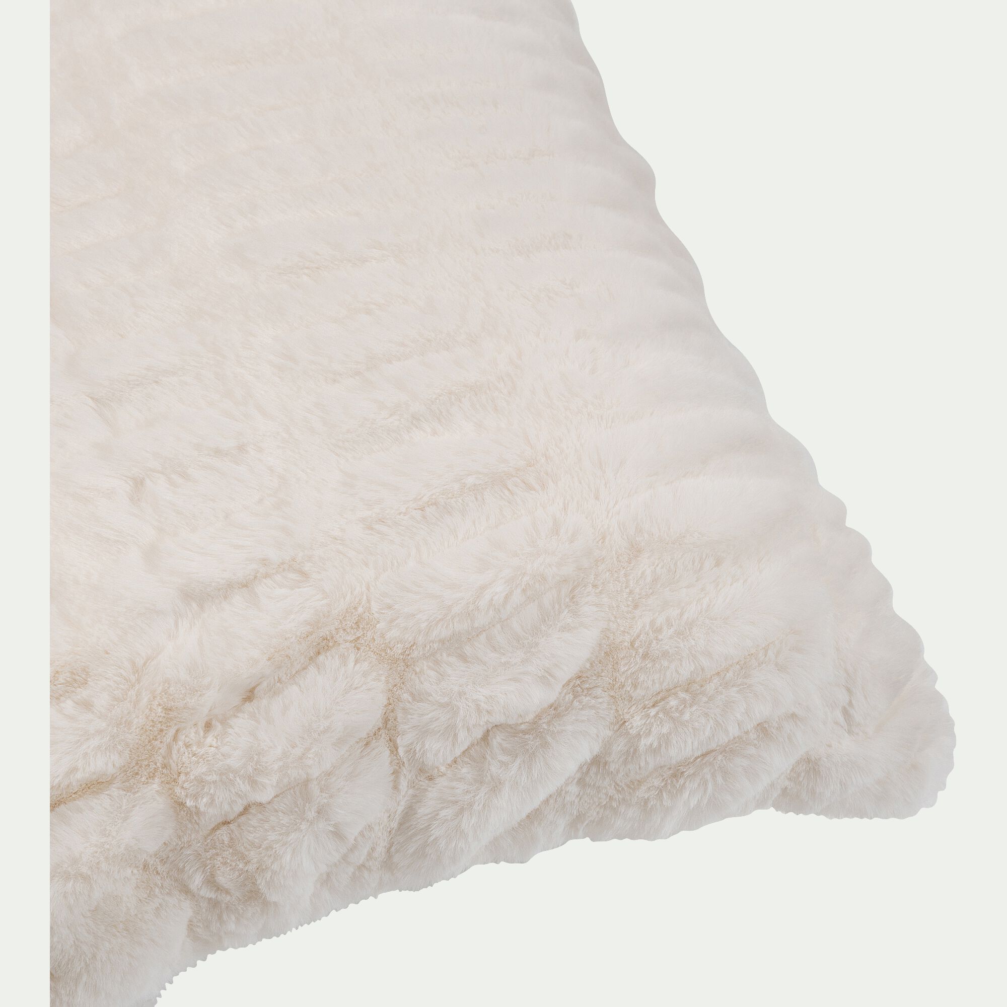 CARINO - Coussin carré - 45x45cm blanc ventoux
