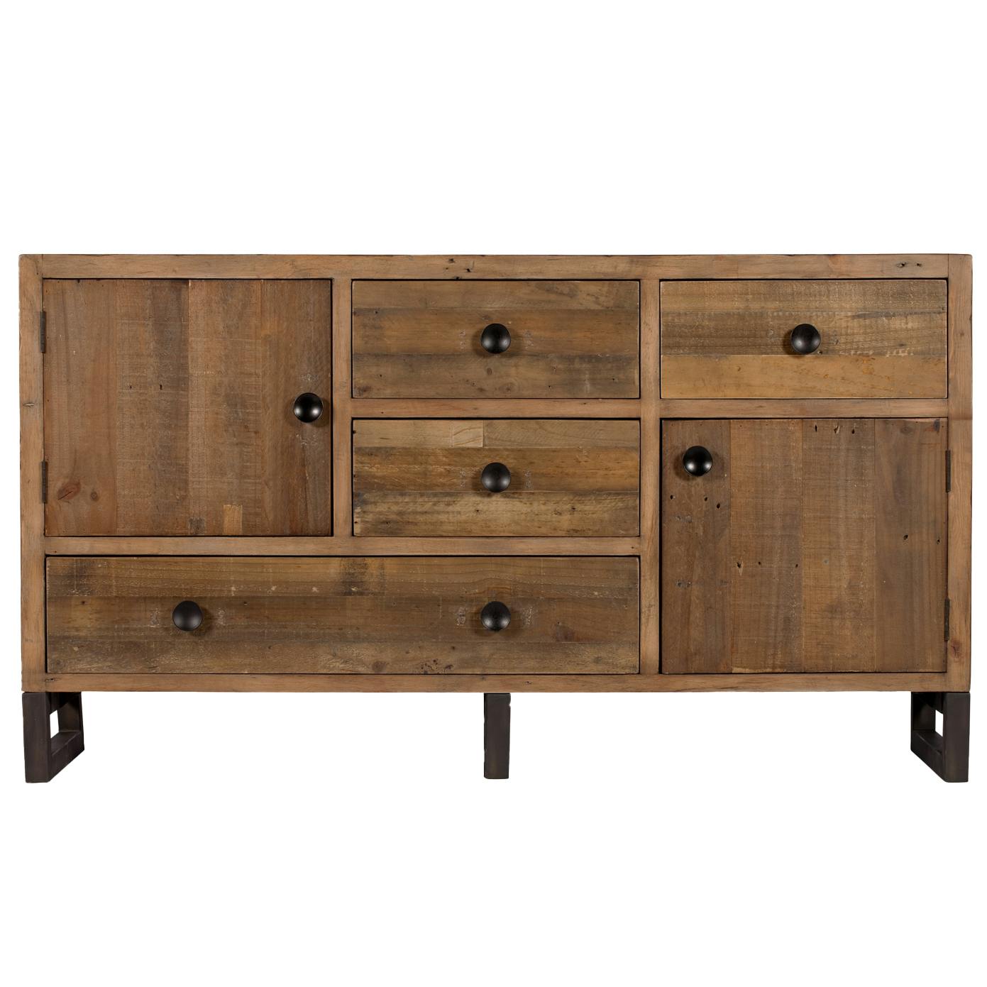 Buffet bas bois recyclé BRISBANE