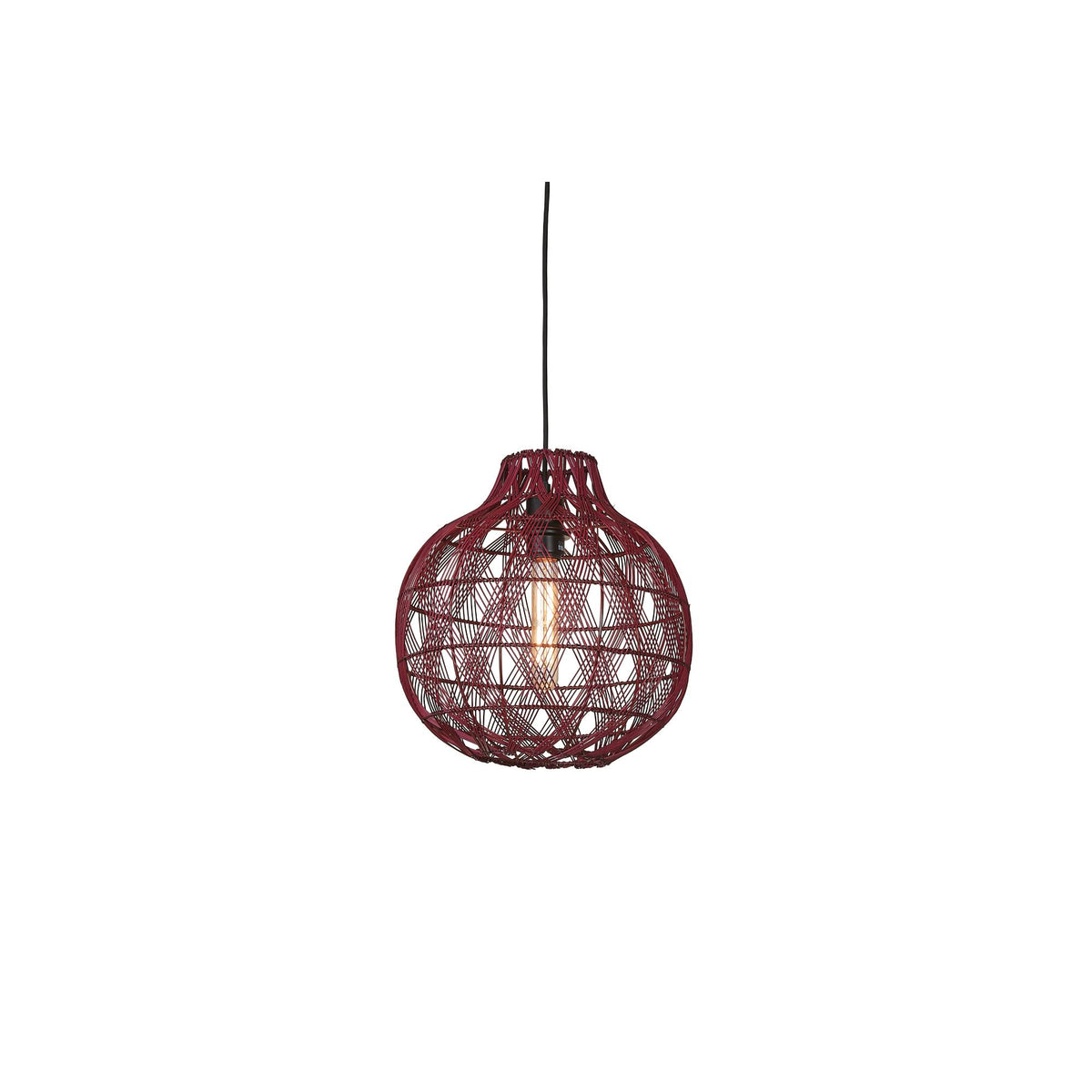 GOOD&MOJO hanglamp MENDOZA - rood - Ø35cm