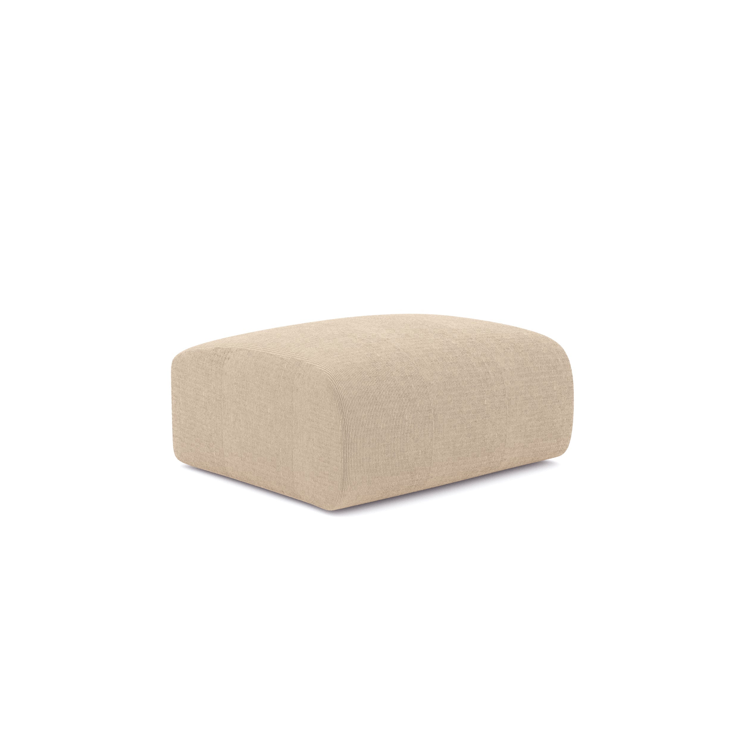 Sia Home - Poef MYRA - corduroy beige 75cm