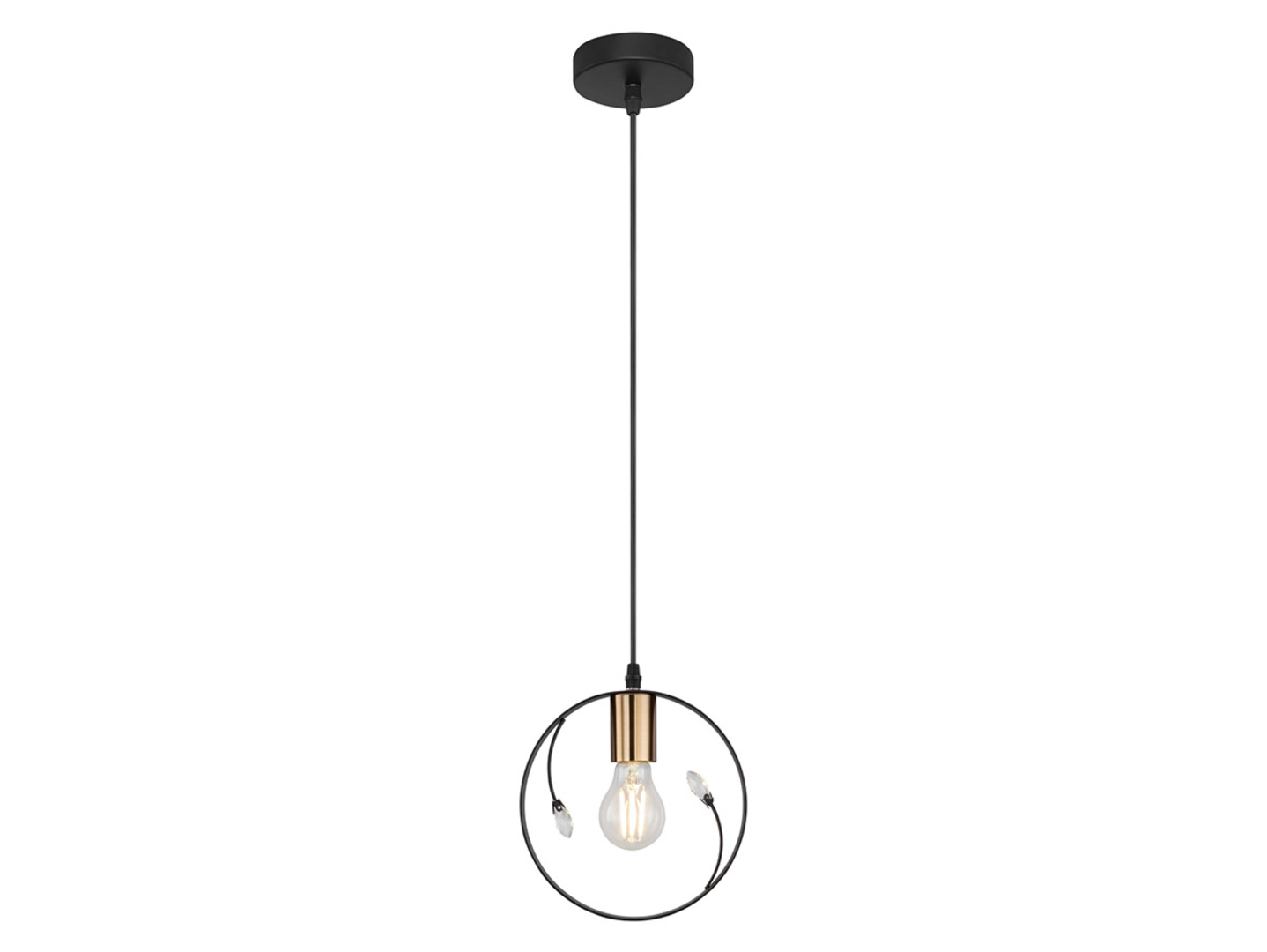 Lampa wisząca Vigo metalowa czarna