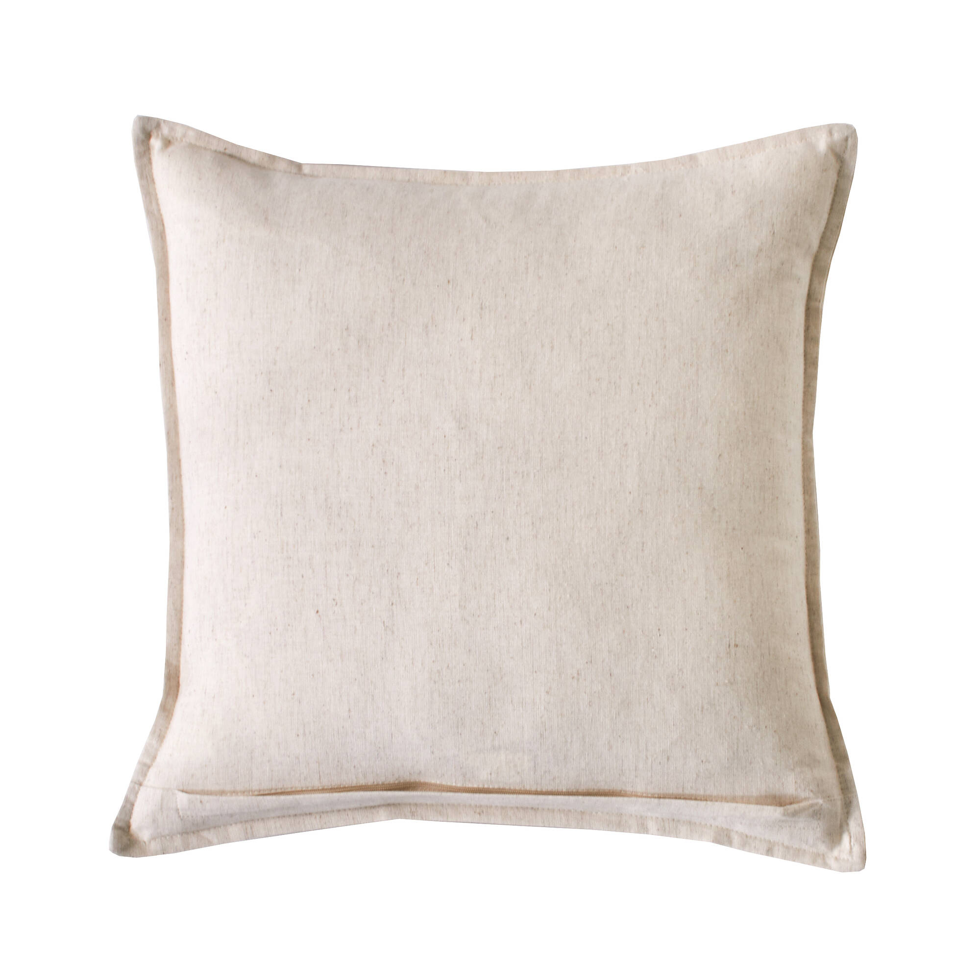 Coussin encadrement brodé Folk