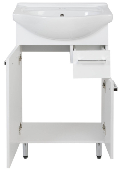 Astor Szafka Z Umywalką 55 cm Lupo Biały Połysk