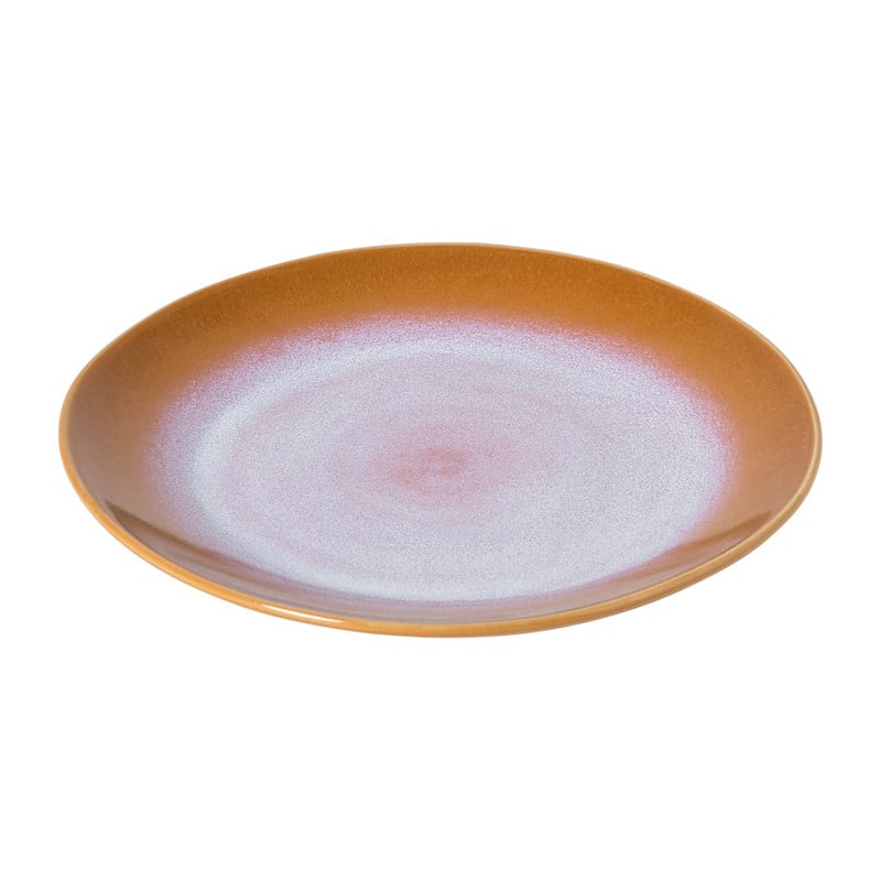 Ontbijtbord roots - oranje - &Oslash;22x2.5 cm