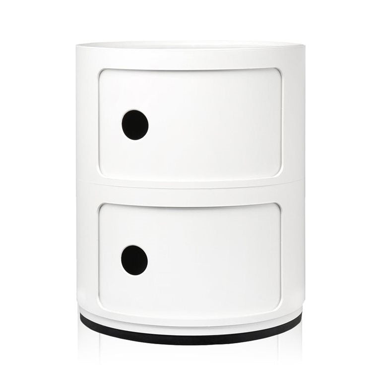 Kartell Componibili Kast Ø 32 cm - 2 Modules - Wit