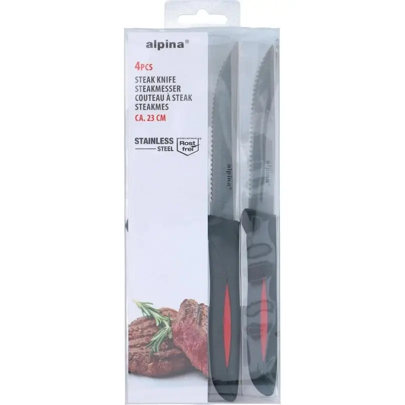 Steakmesser 4er-Set Alpina