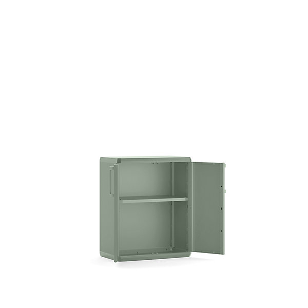 Armoire basse Keter Quadra vert L.68 x H.83 x P.39 cm