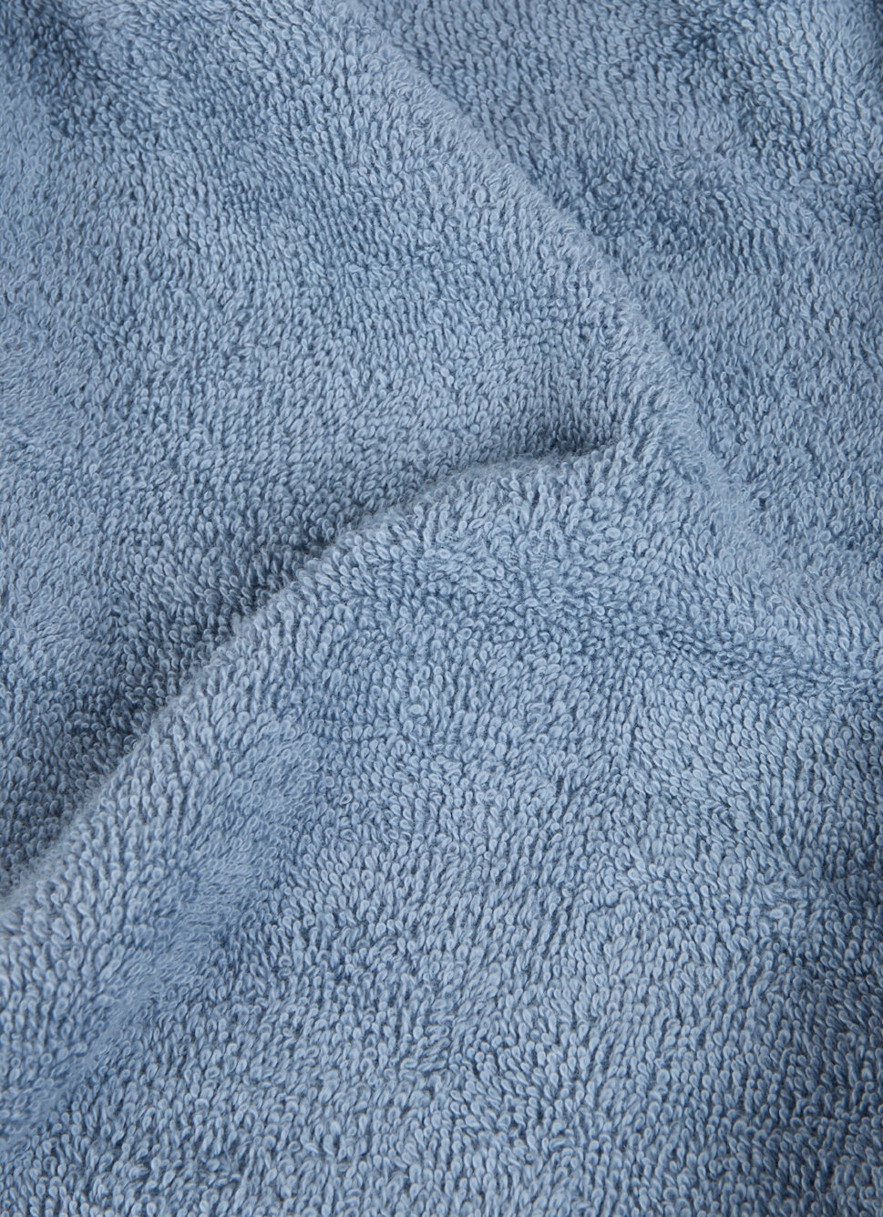 DRAP DE BAIN EN COTON UNI BASIL BLEU