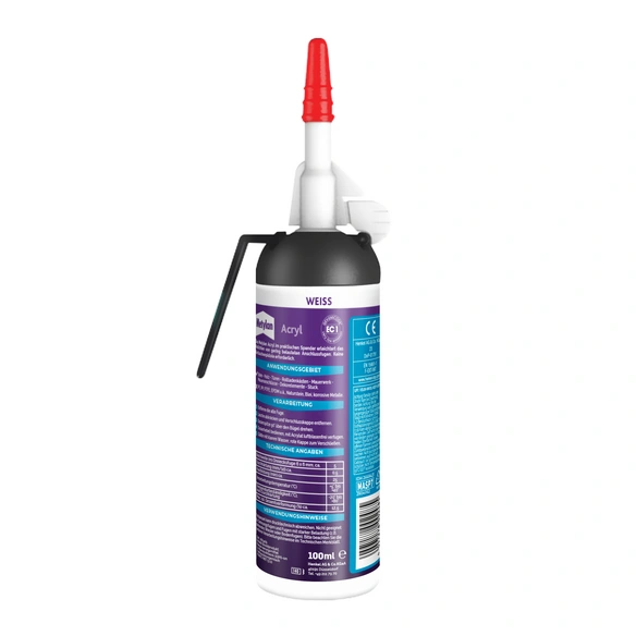 Fugendichtmasse »Wand   Decke Acryl«, weiß, 0,3 l