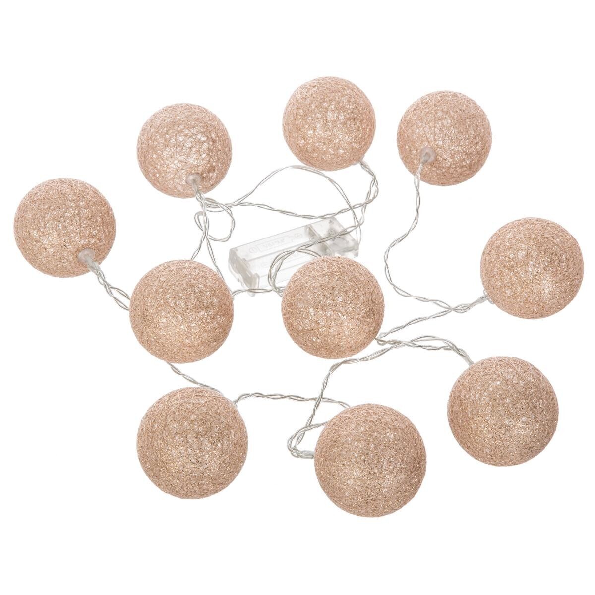 Children's LED Garland "Glitter" Pink, L.175 cm