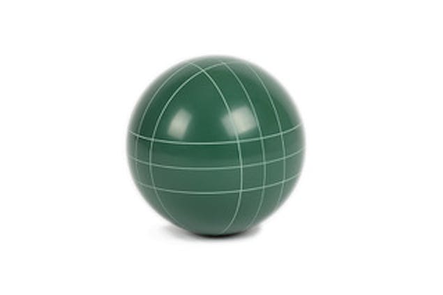 Deluxe 8 Resin Bowls Bocce Game Set Red & Green w/Rules