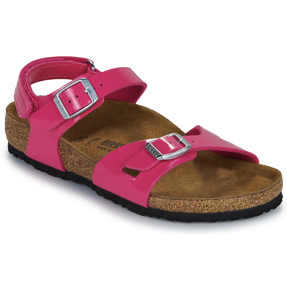 BIRKENSTOCK - Rio AS Kids BF Patent Fuchsia Tulip - Pink