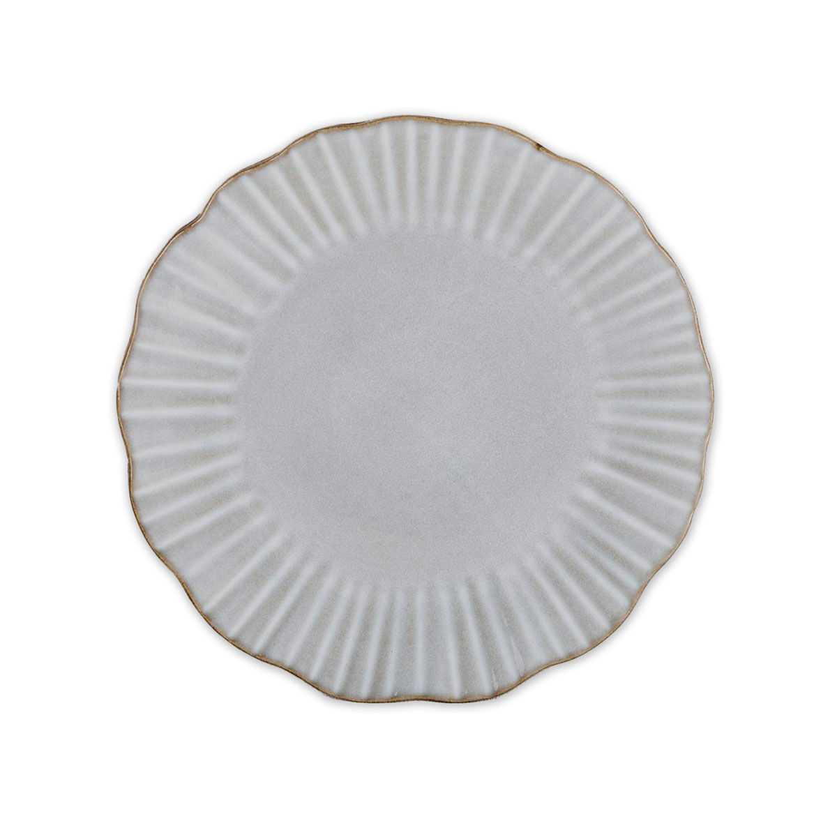 Prato raso LOTUS cinza 27,1cm