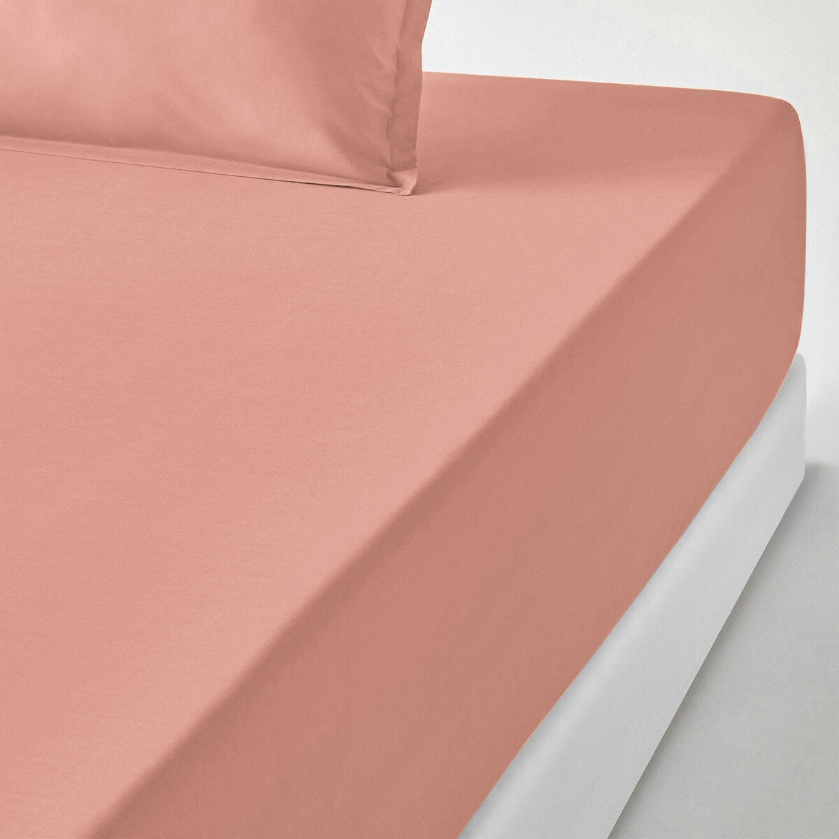 Drap housse percale coton, bonnet 35cm, Scenario