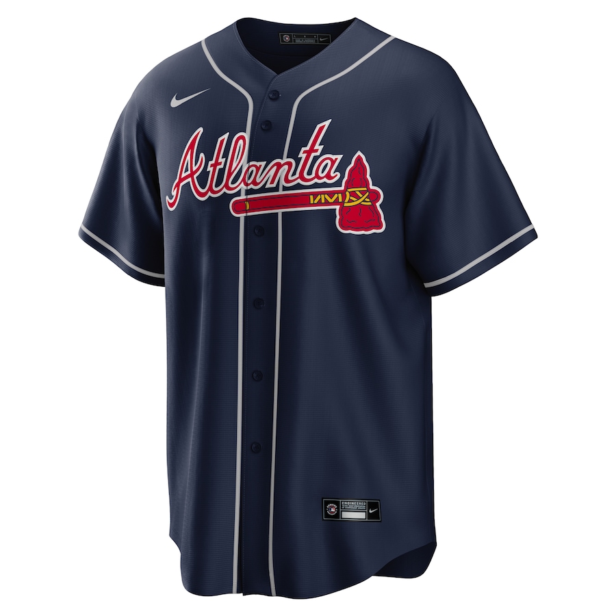 Atlanta Braves Nike Alternate Replica Team Jersey - Navy