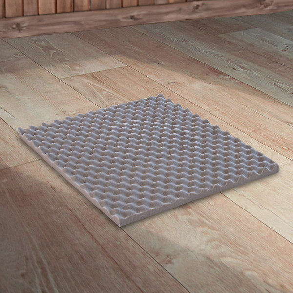 Lot de 4 panneaux de mousse acoustique 50x50 cm Epaisseur 3 cm