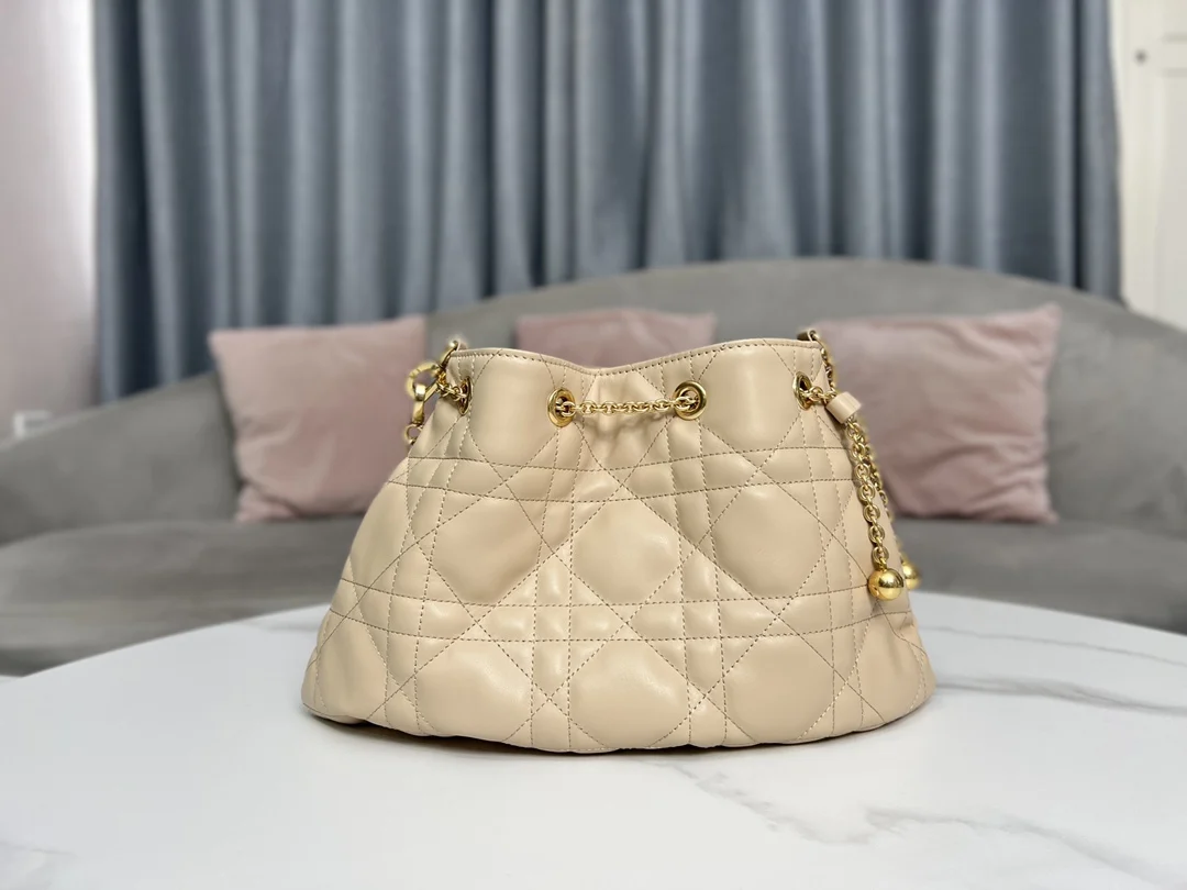Dior Medium Ammi Bag Sand Pink Supple Macrocannage   M22566FBE_M84P