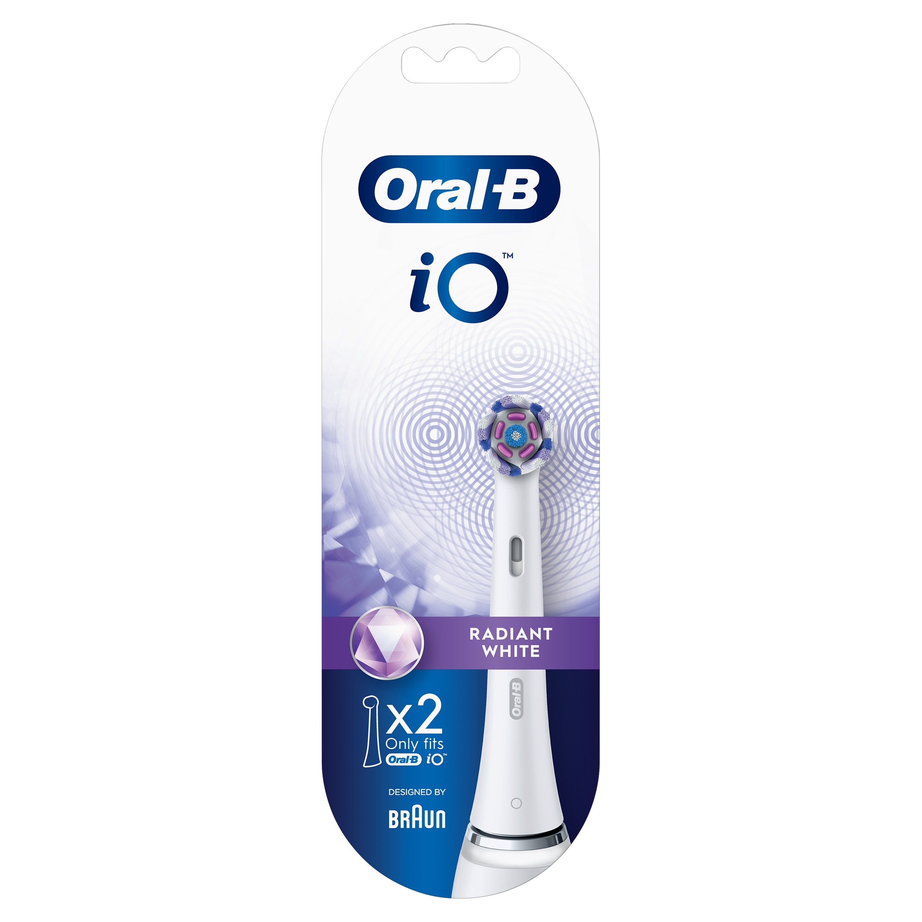 Oral B iO Radiant White Brush Heads 2 Pack