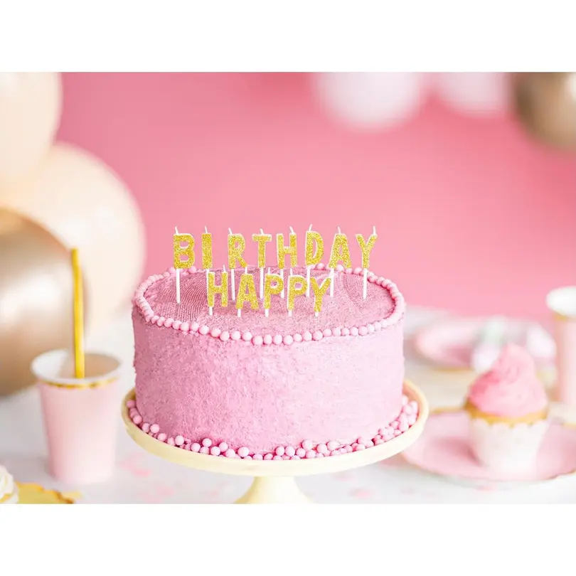 Geburtstagskerzen 13-teilig Happy Birthday