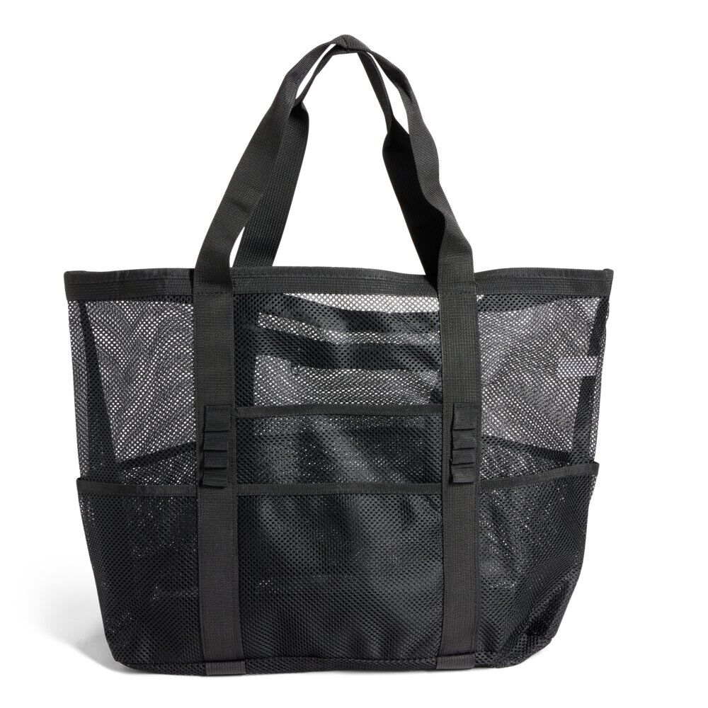 Sac de plage multi-compartiments polyester L58x23,5xH39cm - 3 coloris