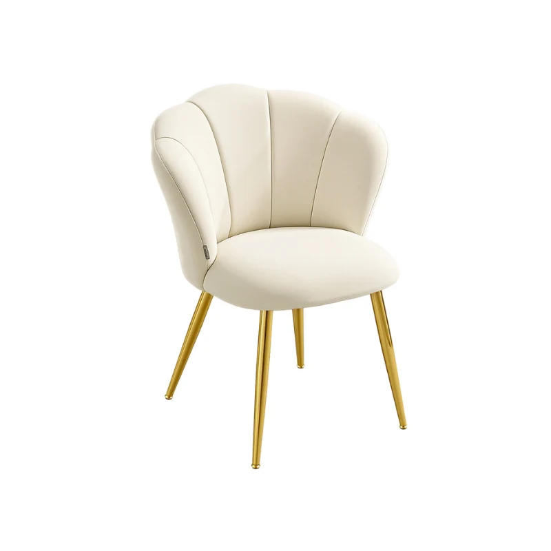 Chaise de Salle à Manger Rembourrée en Velours