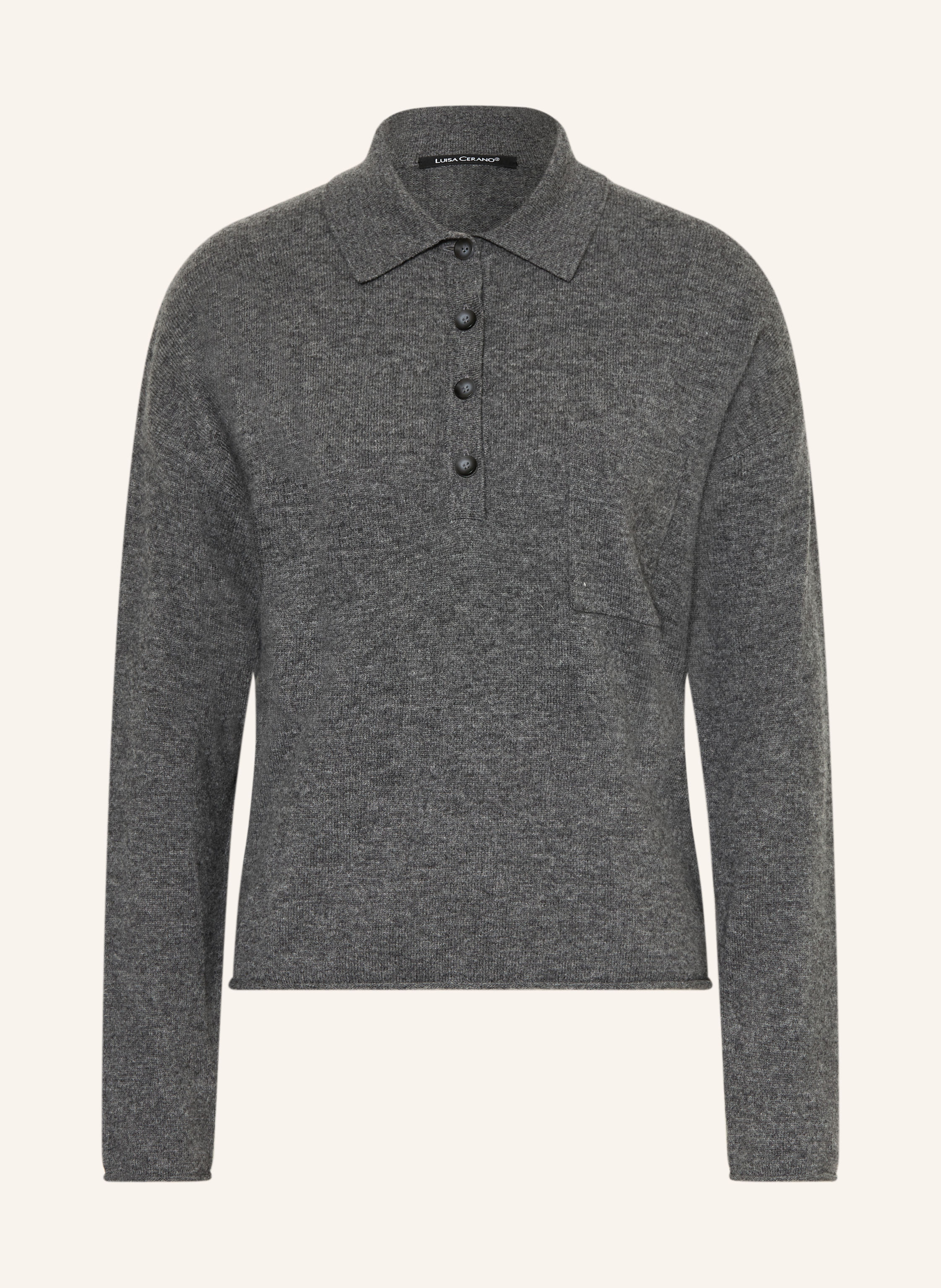 LUISA CERANO Strick-Poloshirt