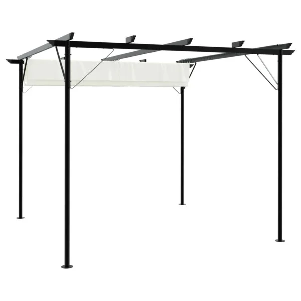 Pergola Kremowy Stal vidaXL