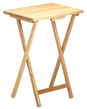 For Living Portable Wood Folding TV Tray/Laptop/Side/End Table