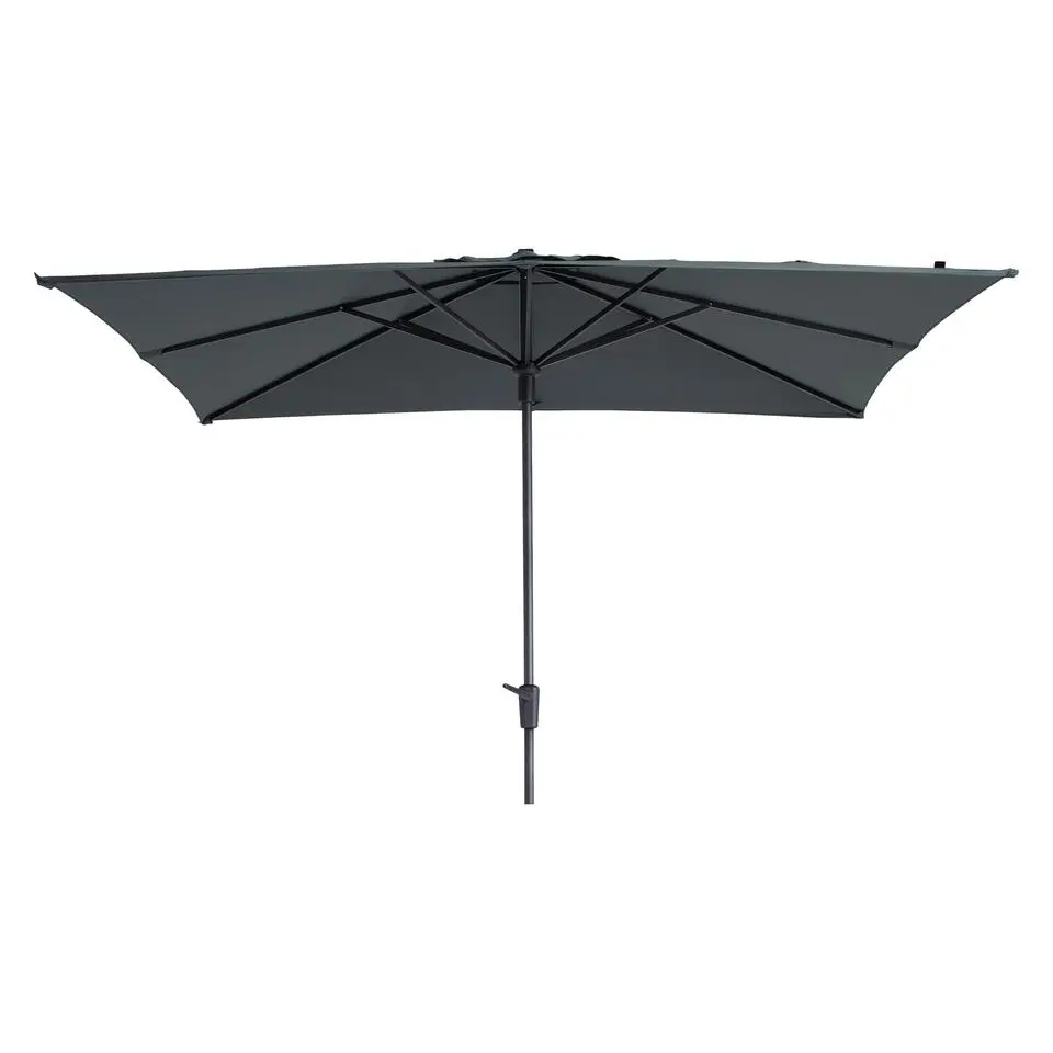 Madison Syros Luxe stokparasol 280x280 cm. - Grey Sevilla voet hoes