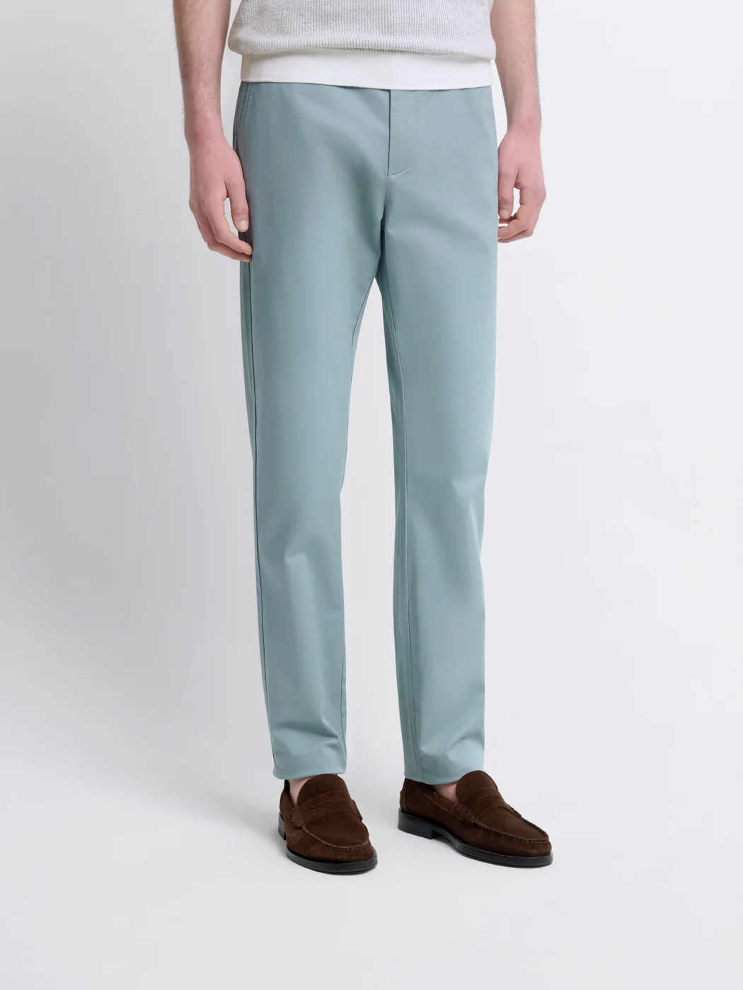 Chino en coton mélangé