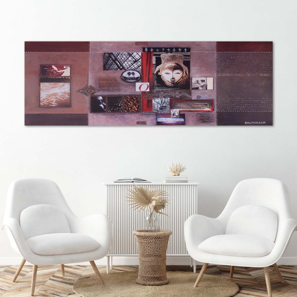Feeby Obraz na płótnie Kolaż starych fotografii 90x30