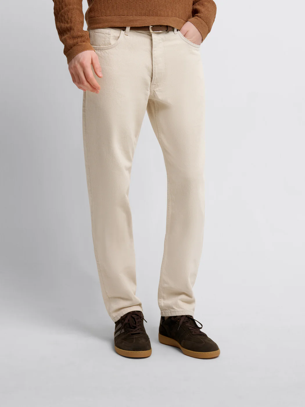 Jean couleur regular en coton