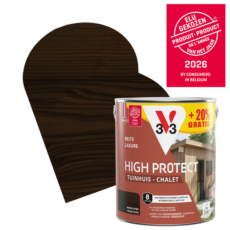 Lasure pour chalet High Protect wengé 2,5 L   0,5 L gratuit V33