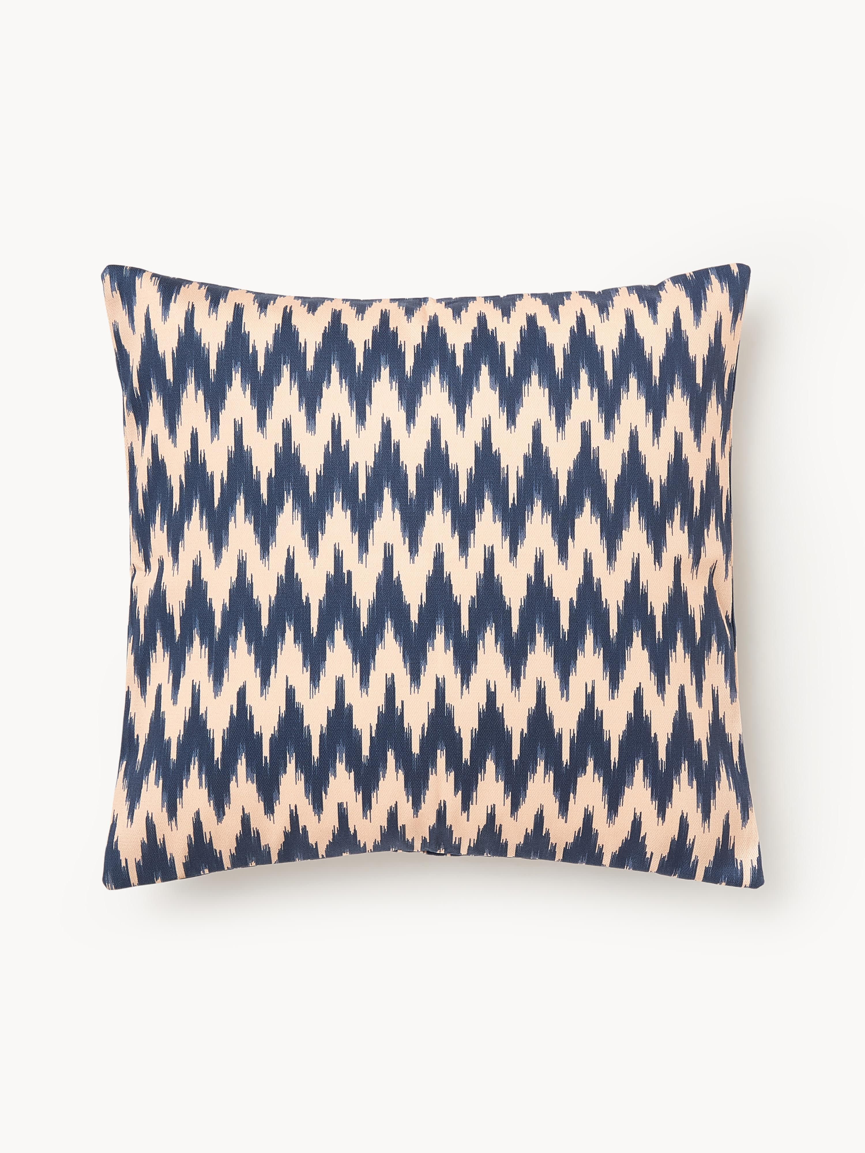 Outdoor-Kissenhülle Maillot mit Ikat Muster