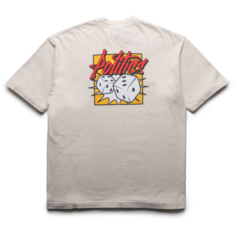 Politics Roll Tee - Creme