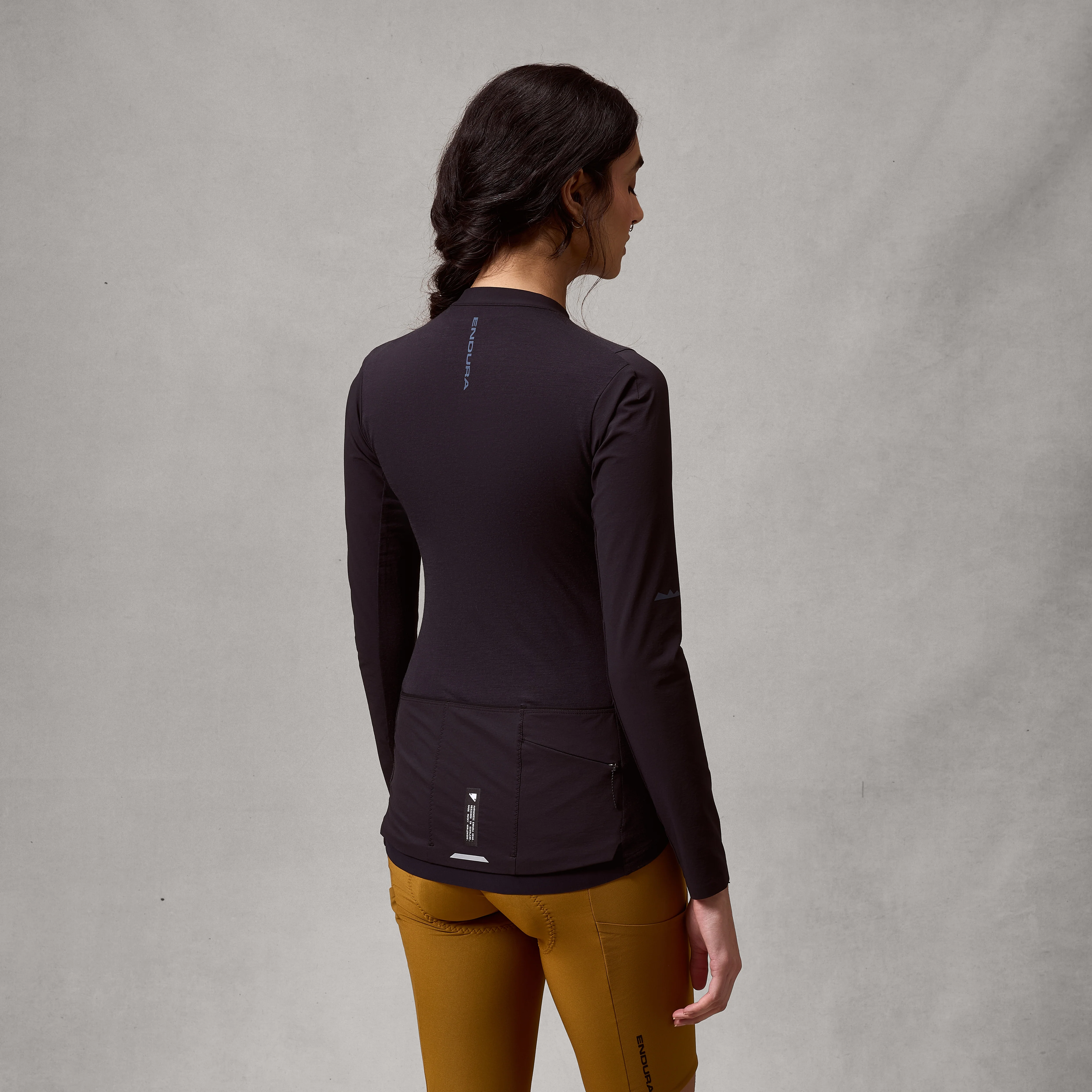Women's AllTrack Ride L/S Jersey - Black