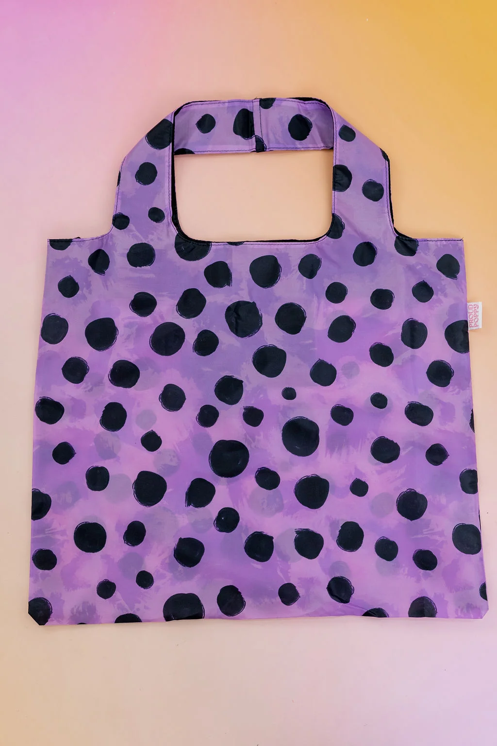 PP Reusable Shopper Bag in Purple Cheetah by Kasey Rainbow